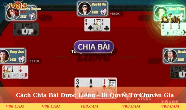 Cách chia bài được liêng