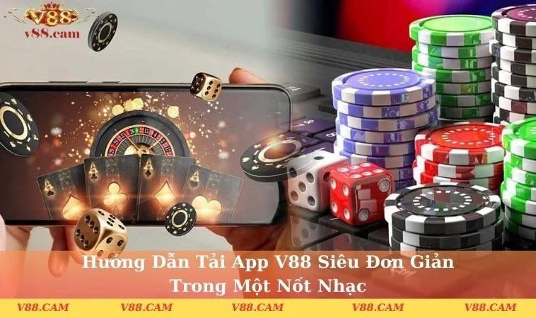 huong dan tai app v88 sieu don gian trong mot not nhac Hướng dẫn tải app V88 siêu đơn giản