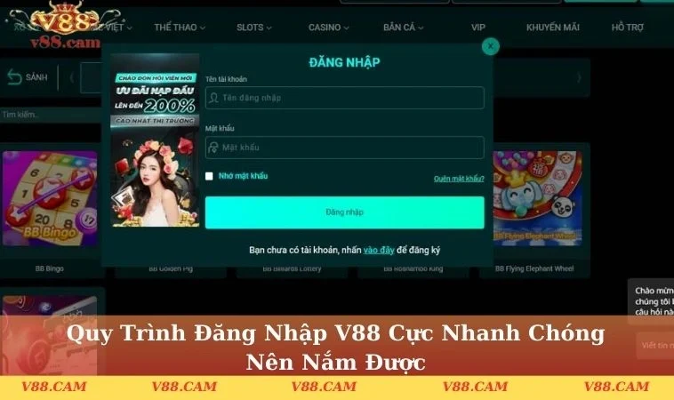 đăng nhập V88